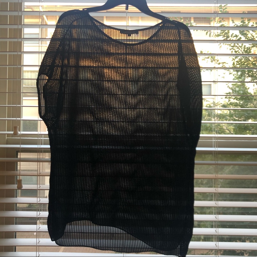 Textured Black Top